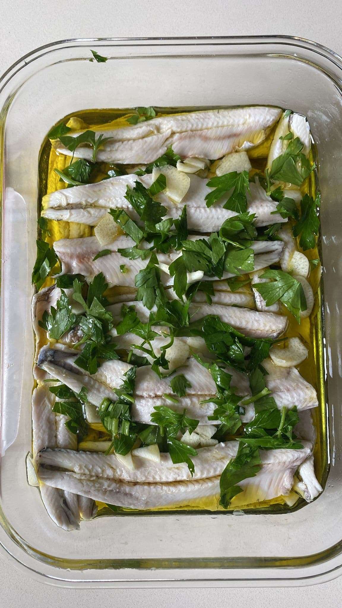 Boquerones para preparar en vinagre