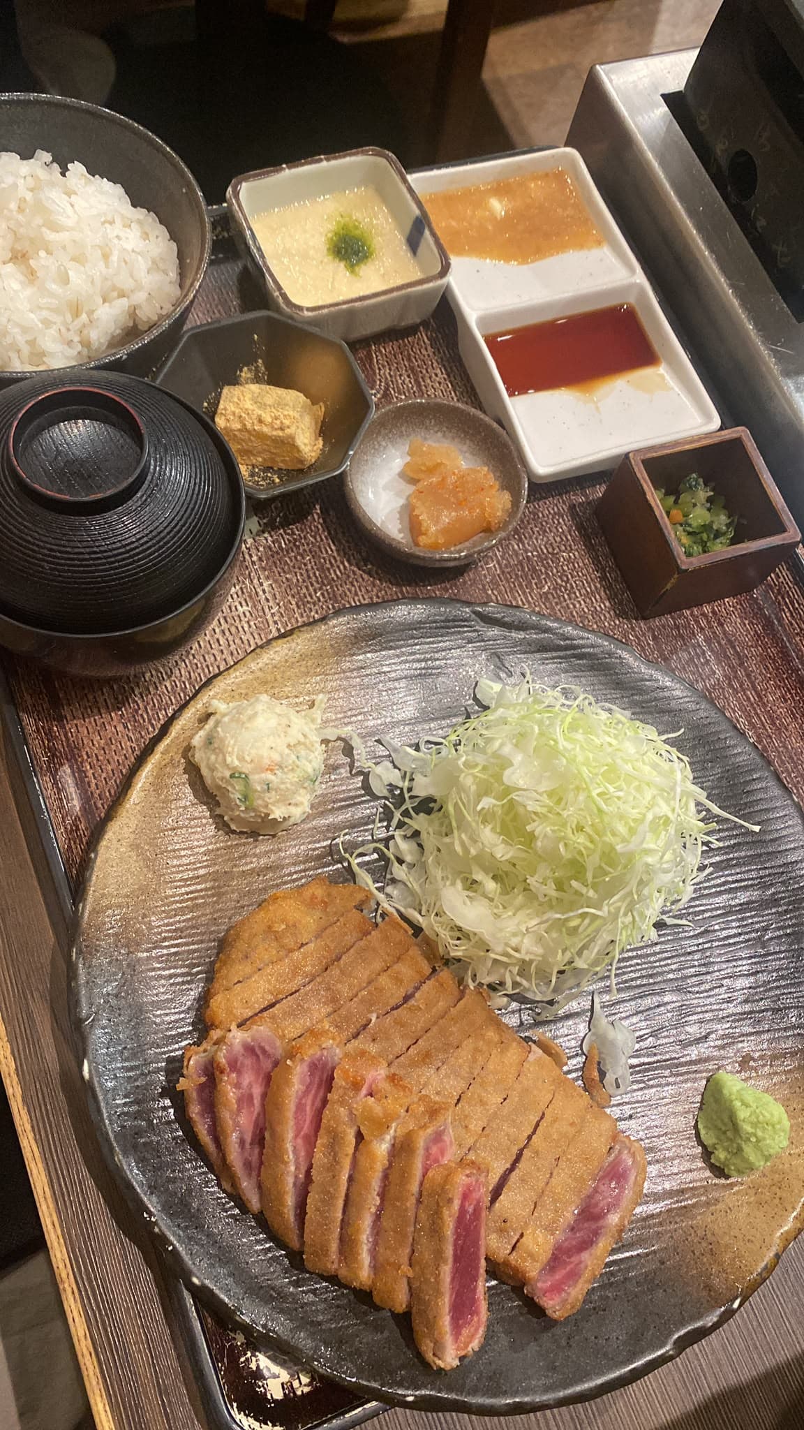 Uno de los platos del final del día en Tokio.